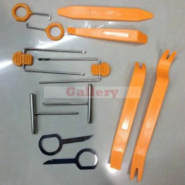 12 шт. в наборе пластиковый автомобильный радиоприемник дверной зажим отделка