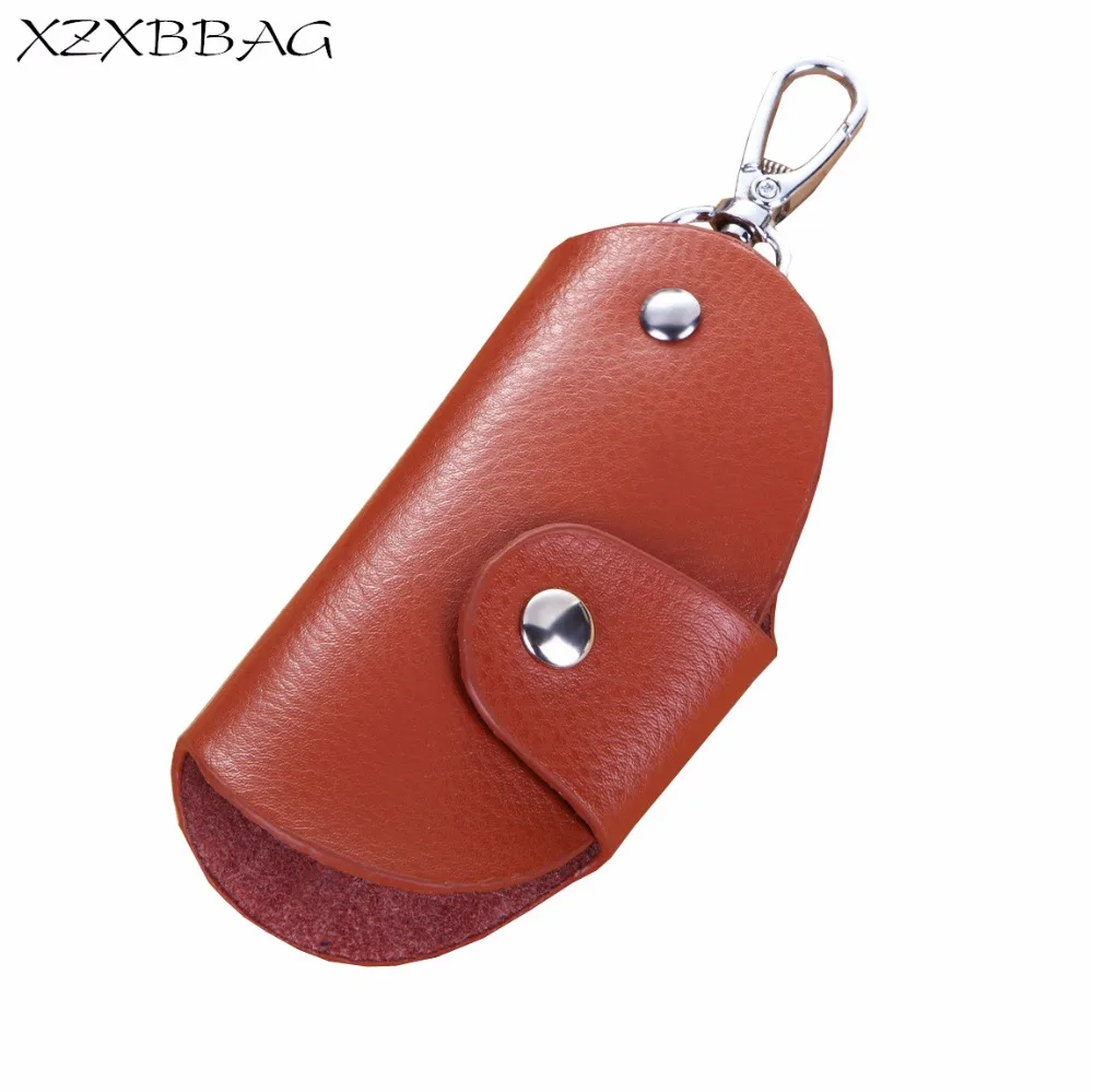 XZXBBAG модные бумажники для ключей из натуральной кожи на молнии унисекс