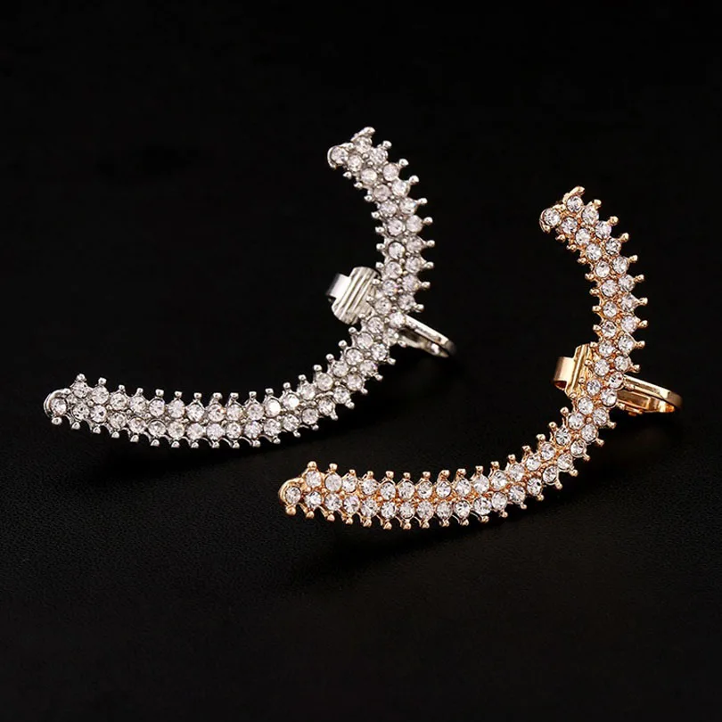 Женские серьги манжеты ZLDYOU модные в стиле панк европейские и американские со