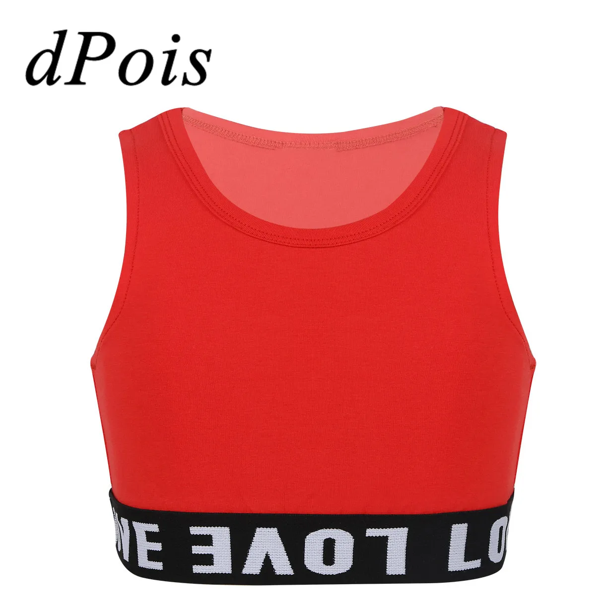 Детские майки без рукавов для девочек топы танцев укороченный топ детей в