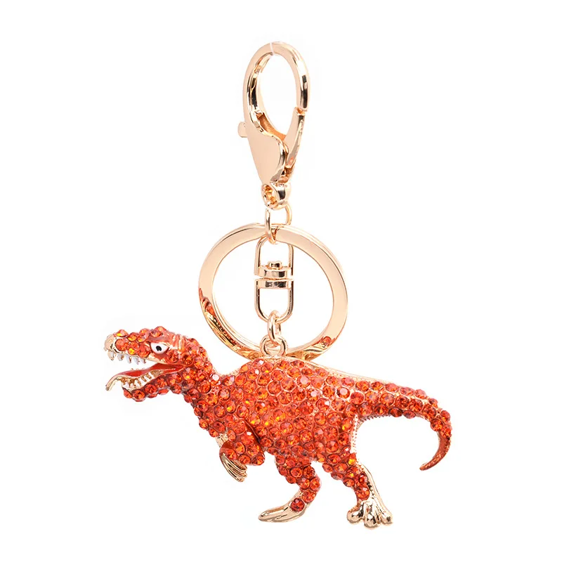 Key chain animal series dinosaur full alloy pendant men and women universal bag hanging elegant car wholesale | Украшения и