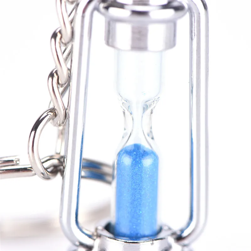 1 пара новинка Металлическая лампа форма песочные часы брелок для влюбленных пар