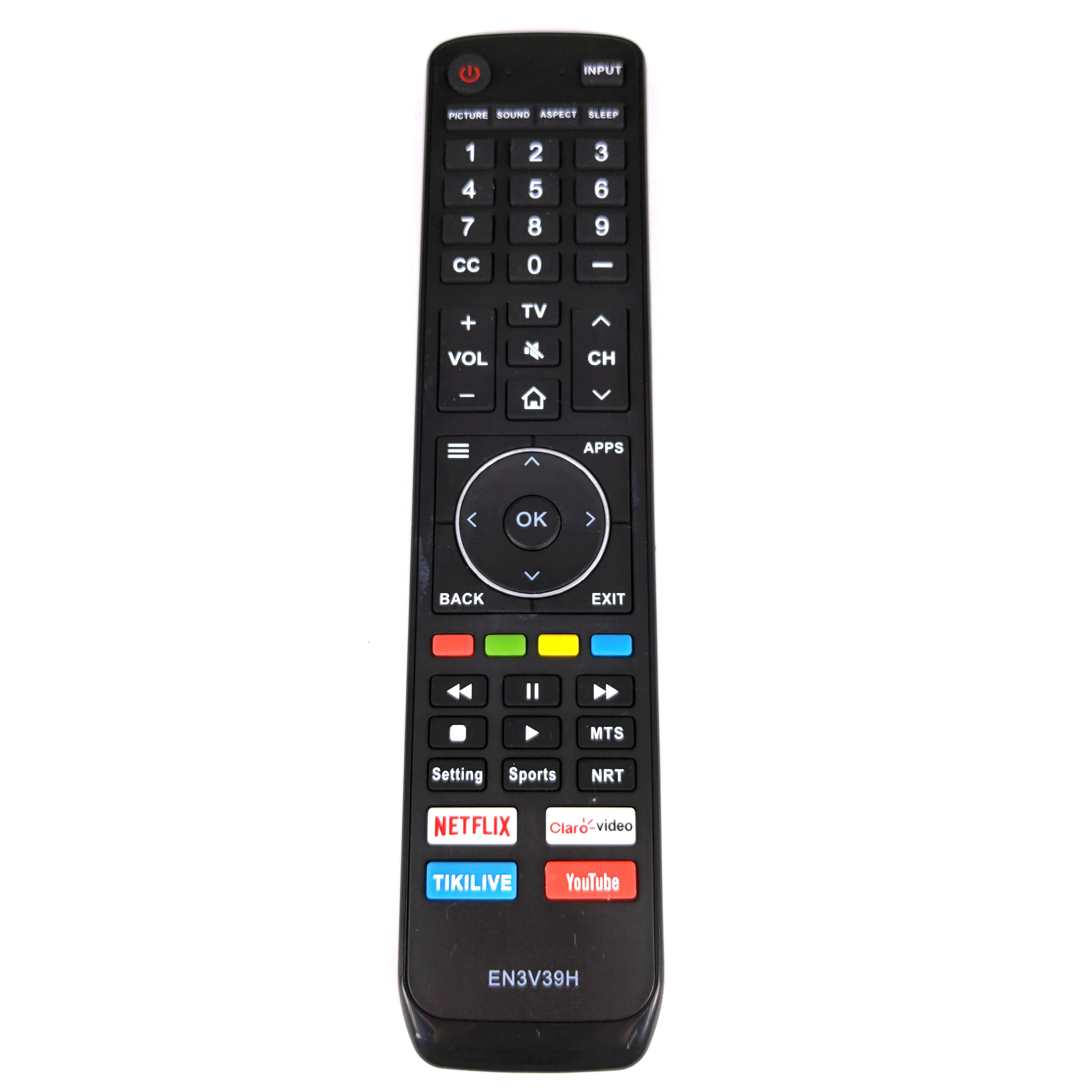 Новая замена для HISENSE EN3V39H ТВ пульт дистанционного управления NETFLIX YOUTUBE