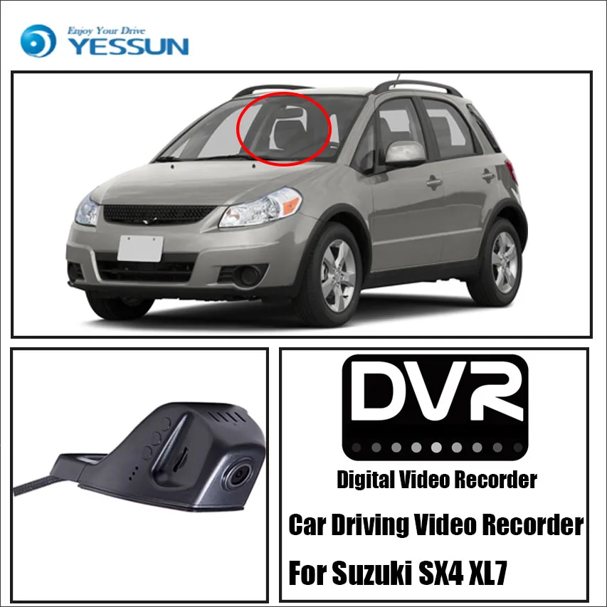 Видеорегистратор YESSUN для Suzuki SX4 Автомобильная Камера Переднего Вида с функцией