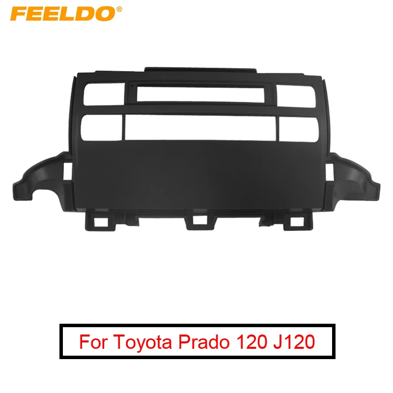 FEELDO Автомобильная рамка панель фасции для Toyota Prado 120 J120 Радио DVD стерео установка