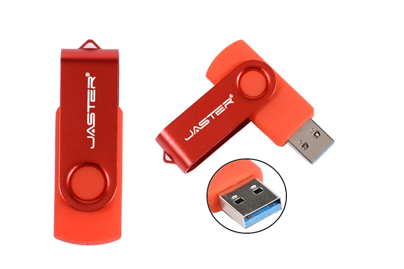 JASTER USB 3,0 пластик 11 цветов вращающийся usb флеш-накопитель pengdrive 4 ГБ 8 ГБ 16 ГБ 32 ГБ 64 ГБ 128 ГБ U диск флешка в подарок
