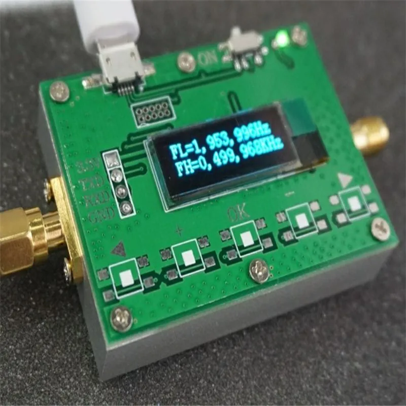 1 Гц-2 4 ГГц цифровой радиочастотный метр FH FL измерение oled-дисплей | Игрушки и хобби