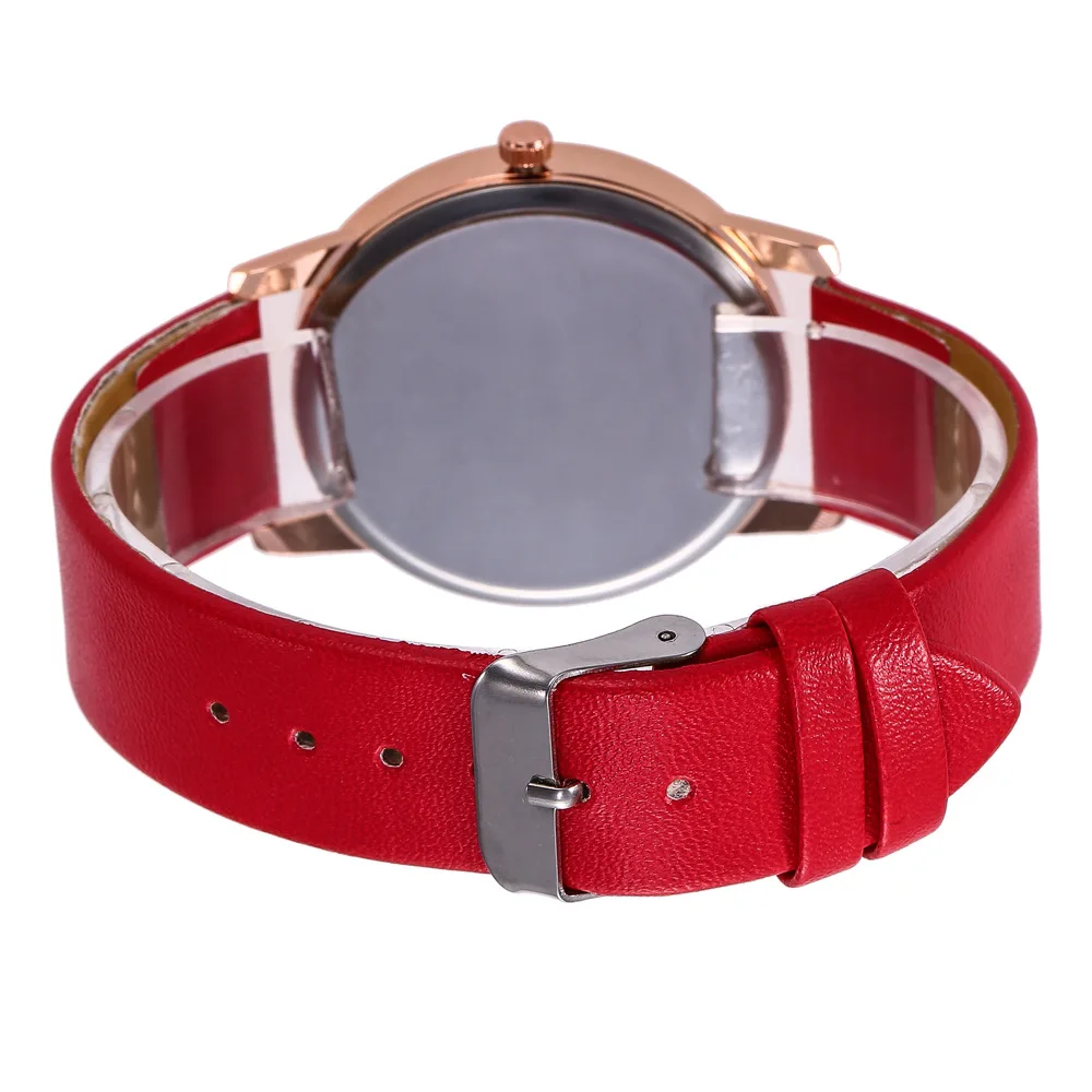 Мода ананас циферблат наручные часы Reloj para mujer кожаный ремешок Для женщин
