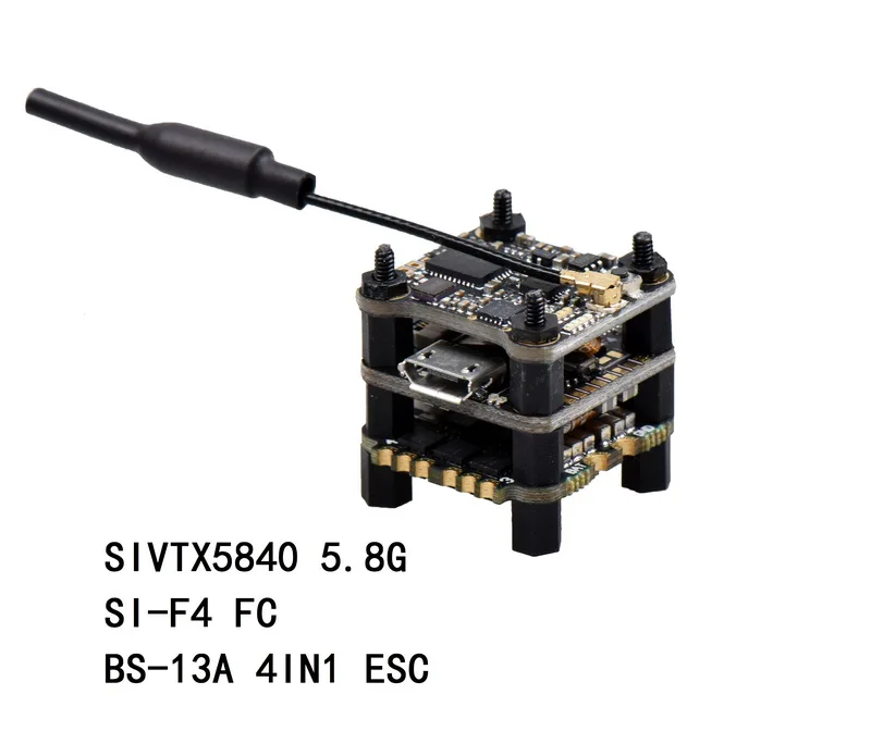 F4 Flytower SIF4 управление полетом w/ BEC 2A ESC BS-13A 13A 2-4S 4 в 1 + SIVTX-5840 25/100/200 мВт Передатчик OSD