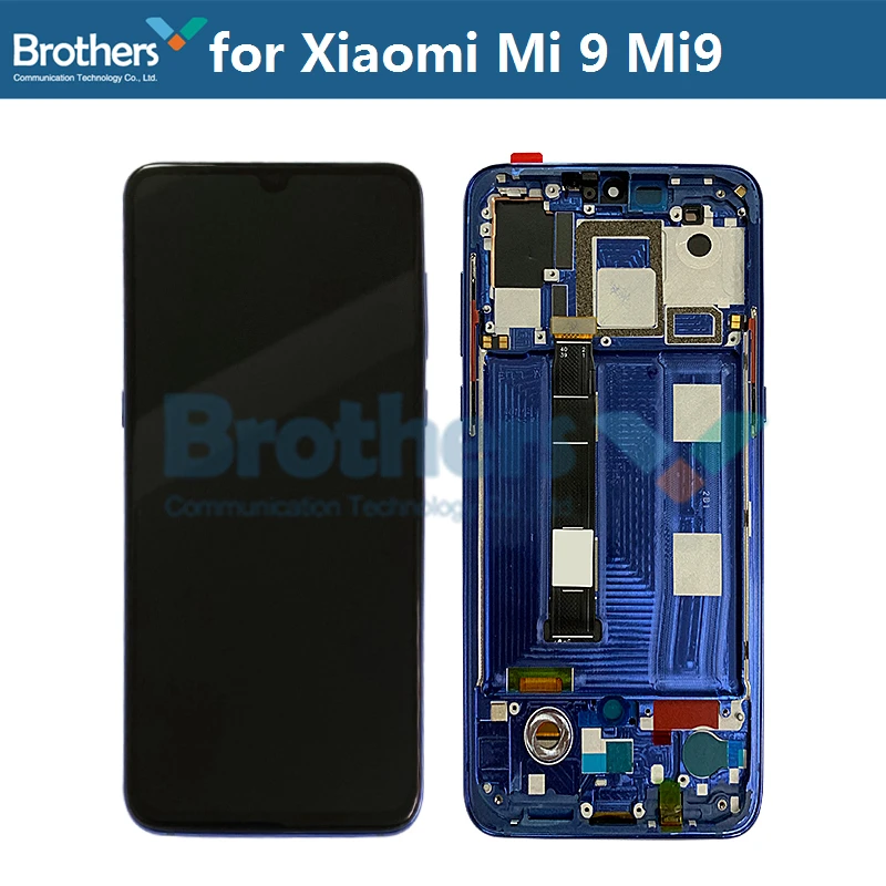 ЖК экран для Xiaomi Mi 9 Mi9 дисплей Xiaomi9 с рамкой или без сенсорный дигитайзером в сборе