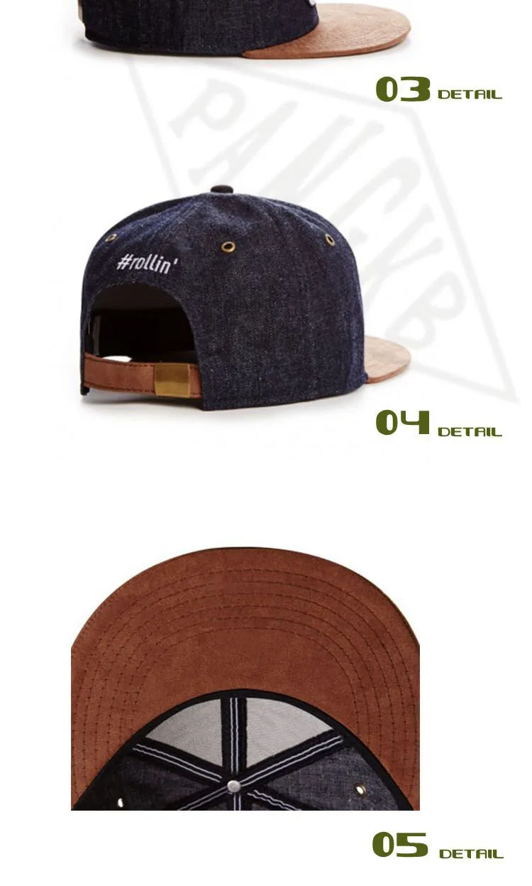 PANGKB бренд рулон руки кепки синий деним коричневый suedegold кости хип хоп snapback hat для мужчин женщин взрослых Открытый повседневное Кепка-бейсболка от солнца