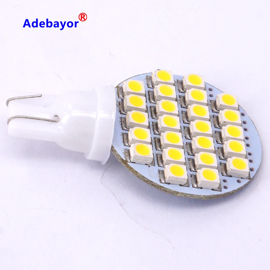 10x T10 194 W5W 24 3528 SMD 1210 светодиодный купольный светильник автомобильная лампа