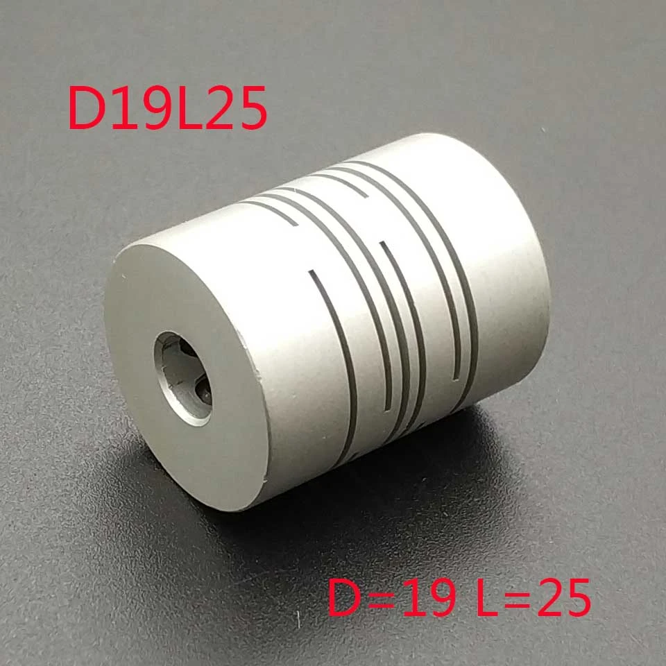 

Hot sale D19L25 CNC Motor Jaw Shaft Coupler Flexible Coupling OD 19x25mm wholesale Dropshipping 4/ 5/6/6.35mm