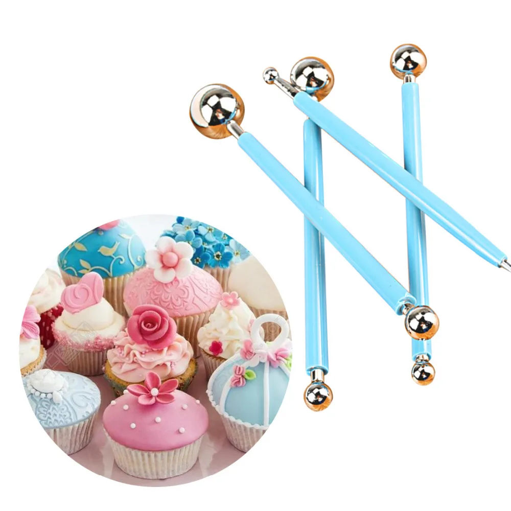Симпатичные 4 шт./лот Sugarcarft Fondant комплект для украшения торта из нержавеющей стали