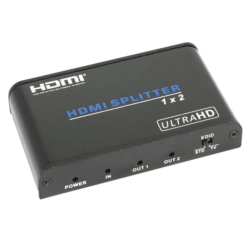 Сплиттер 1080P @ 60 Гц 3D 4K 2K UHD HDMI 2 0 1x2 1 вход выхода ретранслятор переключатель коробка