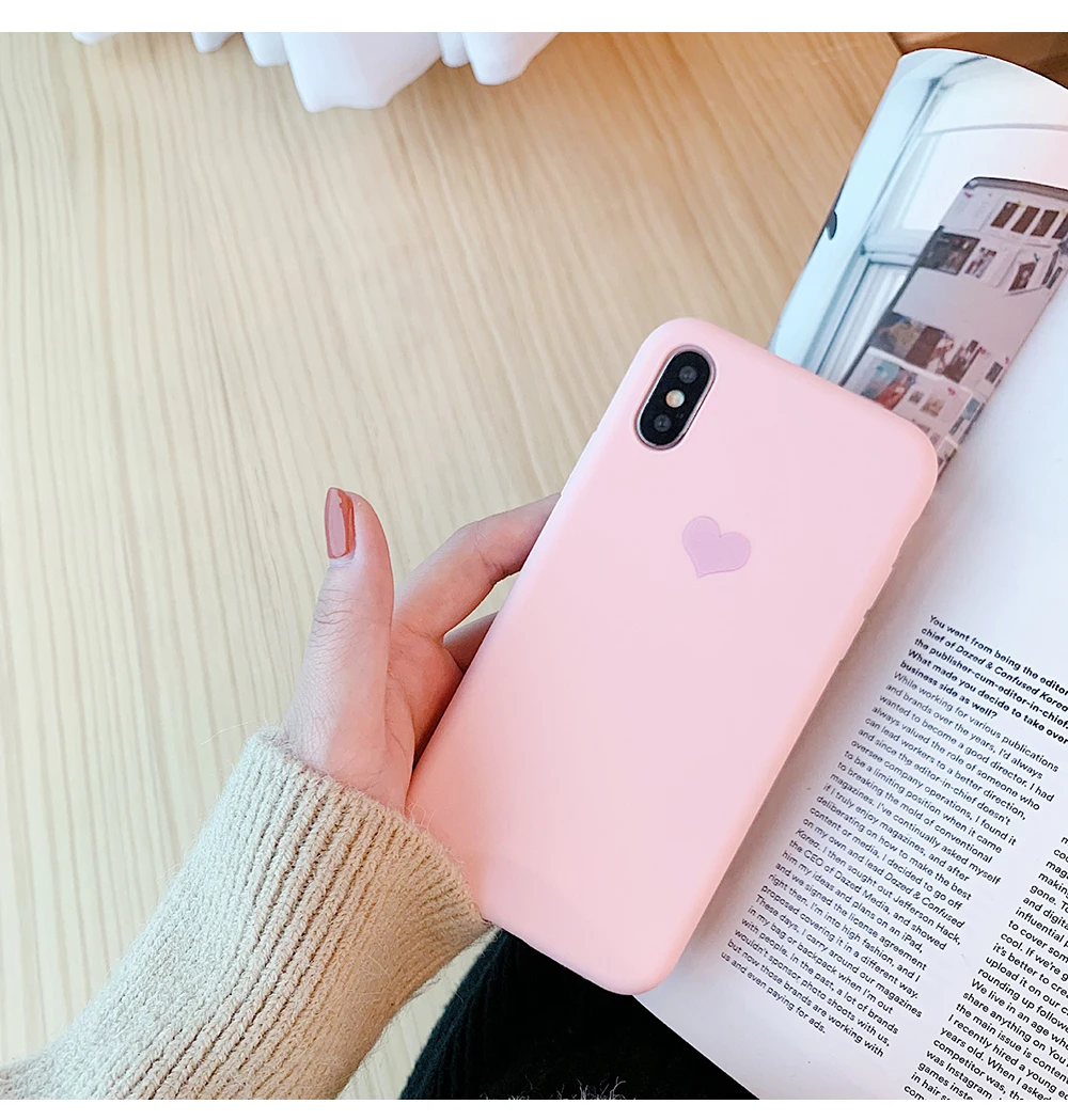 Чехол с узором любовь чехол для iPhone 7 6s 8 Plus Phone Чехол для iPhone 6 6s 7 7plus 8 8plus X XS Мягкий силиконовый чехол из ТПУ для телефона Чехол для телефона ярких цветов для iPhone XS Max XR XS X 8 Plus