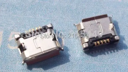 100 шт./лот. Микро 5pin usb гнездовой разъем для многих мобильных телефонов|connector