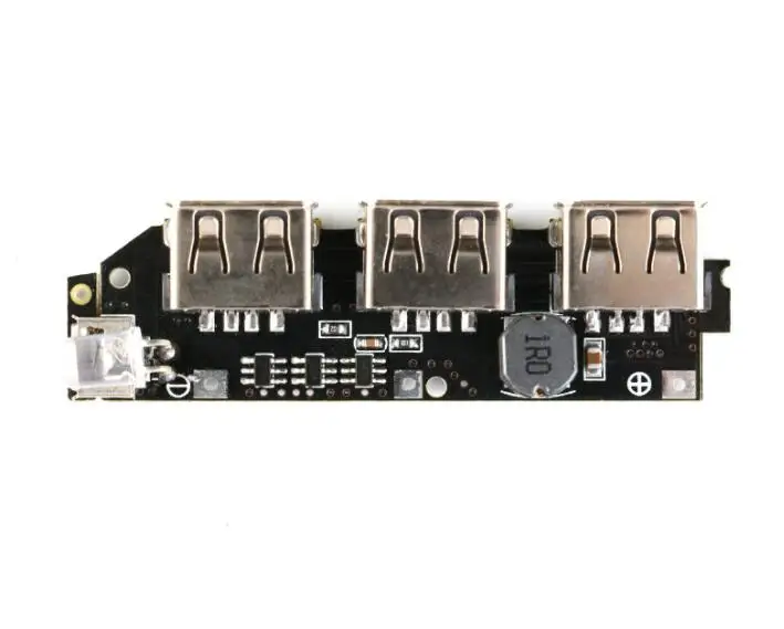1 шт. модуль зарядного устройства для мобильного внешнего аккумулятора 3USB 5 в 2 А