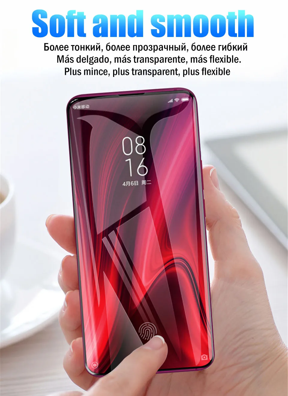 20D полное покрытие Гидрогелевая пленка для Xiao mi Red mi K20 6A Note 6 7 Pro Защита экрана для Xiaomi mi A2 6X A1 5X8 Lite 9 SE пленка