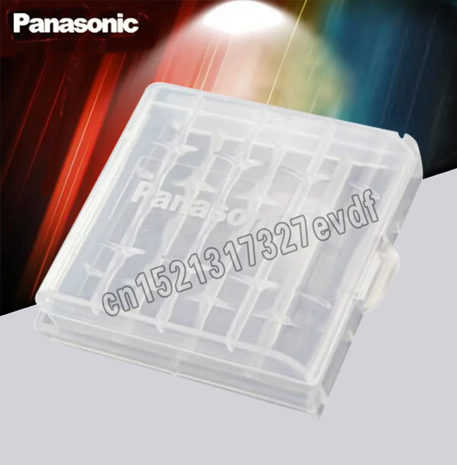 Аккумулятор Panasonic коробка для хранения батарейки AA AAA защищает аккумулятор предотвращает потерю батареи