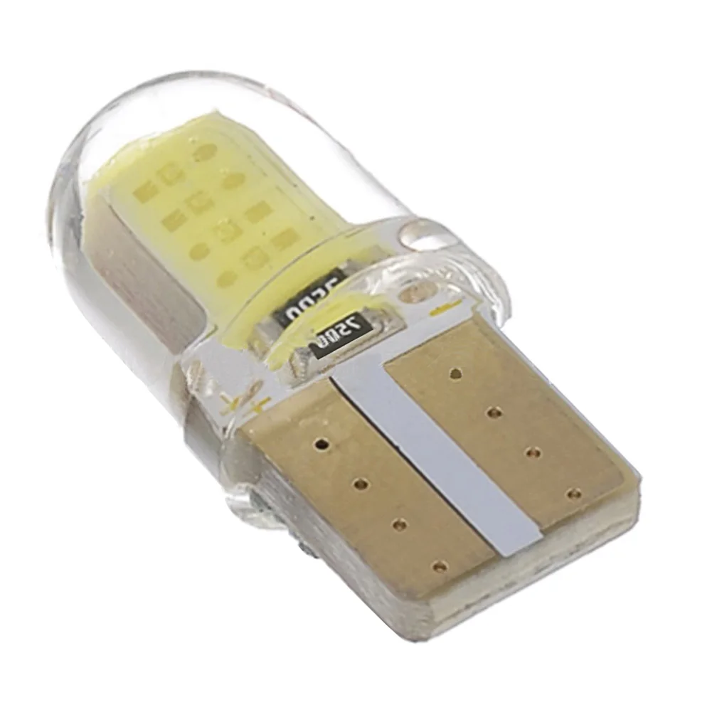 10 шт. T Белый 8 SMD 3 Вт LED COB силиконовый C ar клин с поворотным боковым светом номерной
