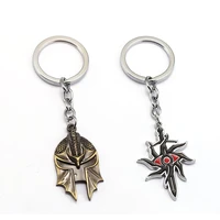 12pcslot dragon ages inquisition keychain ps4 game key ring holder chaveiro key chain pendant men gift jewelry