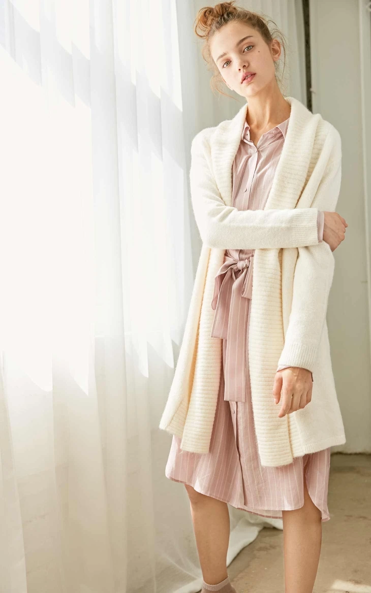 Vero Moda Новое Полосатое платье-рубашка с открытыми плечами | 3183SZ508
