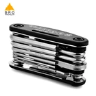 Набор инструментов для ремонта велосипеда, комплект инструментов 16 в 1 из углеродистой стали для горного велосипеда, шестигранный гаечный ключ, инструменты для ремонта велосипеда аксессуары для отверток