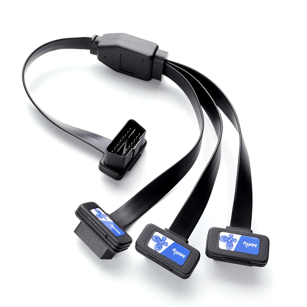 16-контактный разветвитель OBD II OBD2 удлинитель 1 шт. мужской и 3 адаптер для