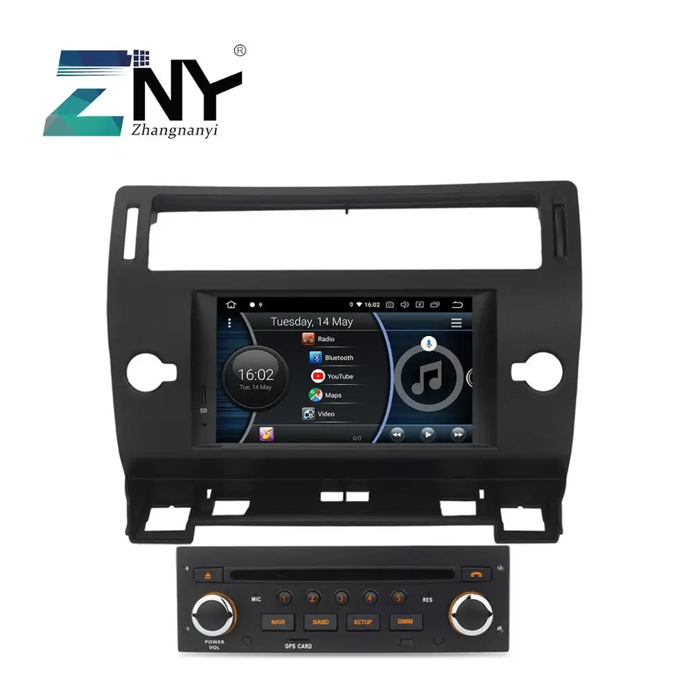 Автомобильное стерео-устройство 7 дюймов Android 10 GPS для C4 C-Triumph C-четыре 2004 2005 2006 2007