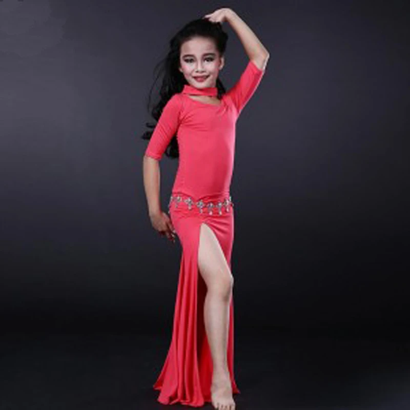 Новое поступление Детская Одежда для танцев на животе комплект одежды