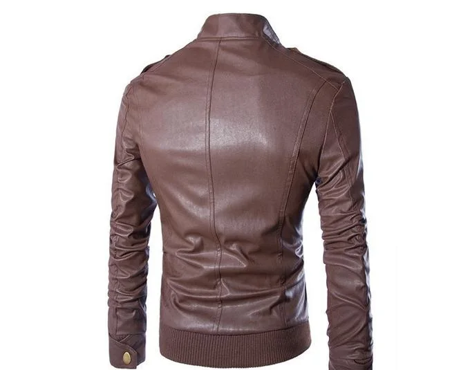 Мужские куртки и пальто из искусственной кожи мужская куртка зимняя сплошного