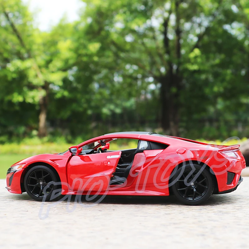 Рождественский подарок модель NSX 1/24 металлический автомобиль украшение из