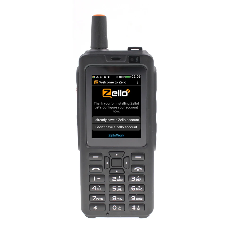 UNIWA F40 Walkie Talkie 4G LTE POC Telefono 7S+Phone Radio Android 6.0 Zello GPS Radio Mobile Terminal Dual SIM FM Transceiver enlarge