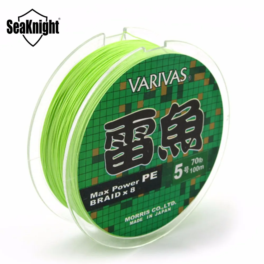SeaKnight 8 нить супер сильным 100 м Рыбалка Line ткет Япония Multifilament PE плетеный Канат
