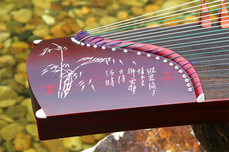 Имитация розового дерева Китай guzheng дети Профессиональный 125 см маленький guzheng миниатюрный музыкальный инструмент zither с полными аксессуарами