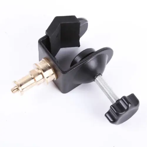 

Heavy Duty Photo Studio Light Stand C Clamp U Clip Bracket w/ 1/4"Screw 5/8"Stud