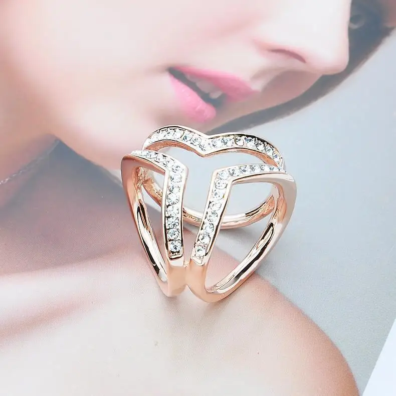 Women's Simple Chic Scarf Buckle Tricyclic Ring rhinestone crystal tippet buckle accessories best selling 2018 products (art.: 7ac23642f) - 7ac23642f