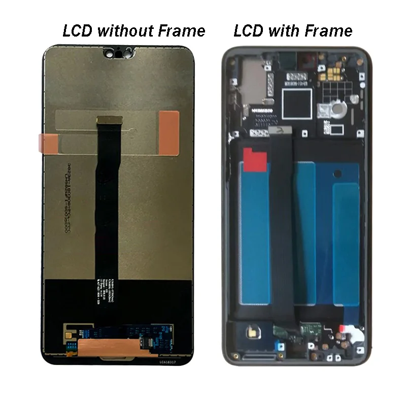 Для Huawei P20 ЖК дисплей сенсорный экран дигитайзер сборка EML с рамкой для мобильного