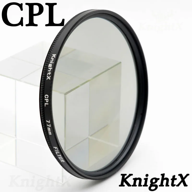 KnightX 49 52 55 58 62 67 77 мм FLD UV CPL фильтр объектива для nikon Canon sony Объектив Аксессуары камеры d5200 d3300 canon 52 мм 58 мм