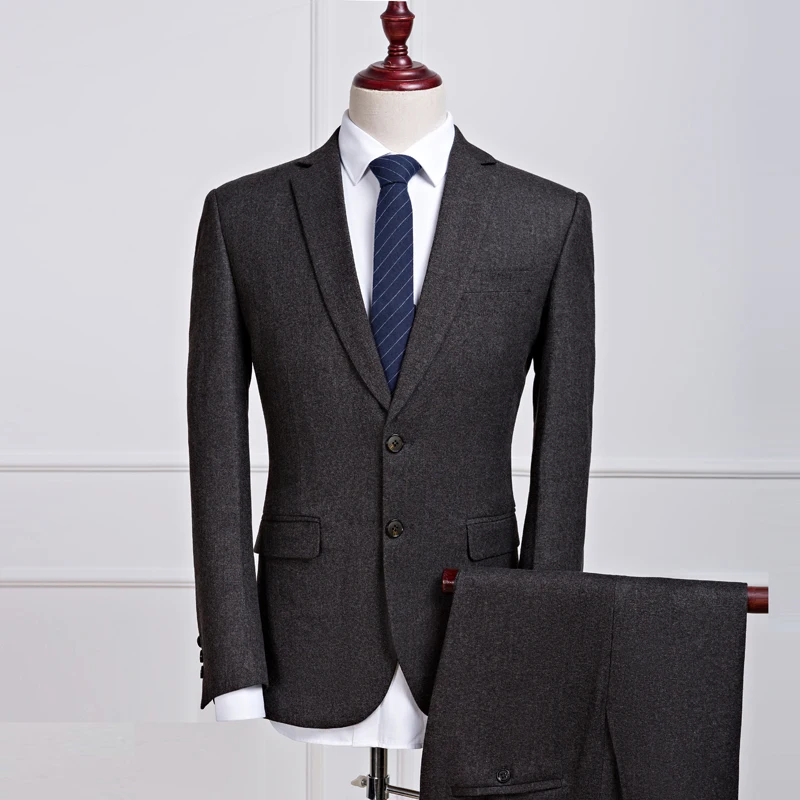 

Loldeal Men's Two Button Notch Lapel Slim Fit 3-Piece Suit Blazer Jacket Tux Vest & Trousers Set