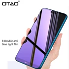 Защитное стекло OTAO, закаленное стекло фиолетового цвета для Huawei P20 Pro, Honor 10, 9, 8, 8X MAX Play, V10, Note 10, 8
