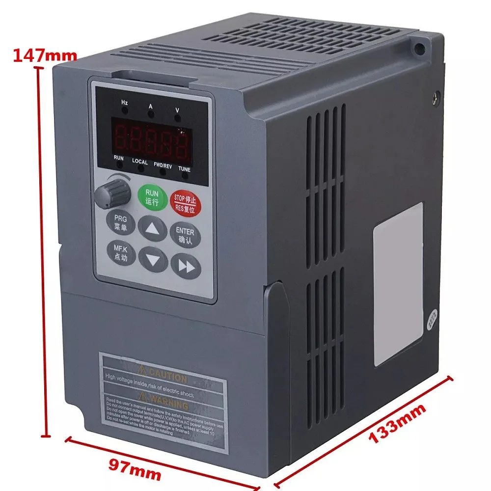 2.2KW 380V 3-фазовый Вход частотный инвертор vfd 3 фазы Трехфазная экономия энергии Мощность двигателя Скорость Управление частота приводной преобразователь 50/60Hz