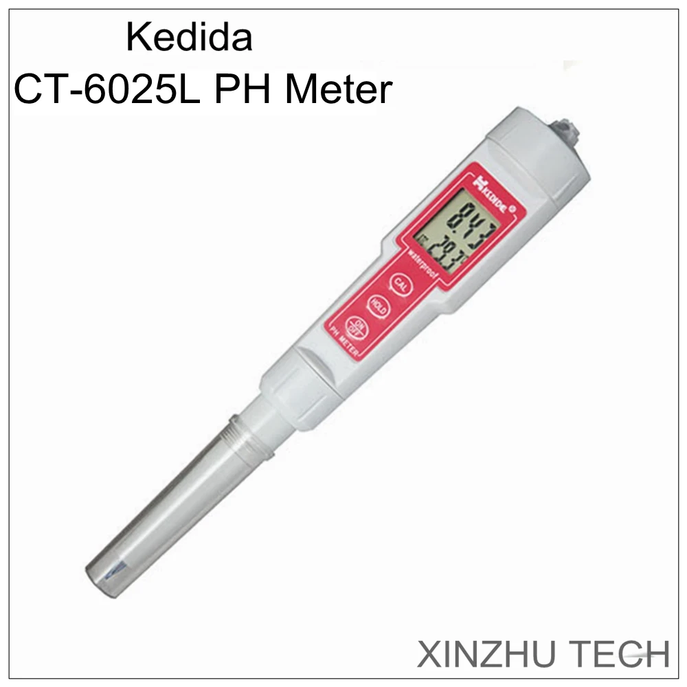 CT 6025L рН метр ручка высокая точность Тестер качества воды для детей от 0 до 14 PH