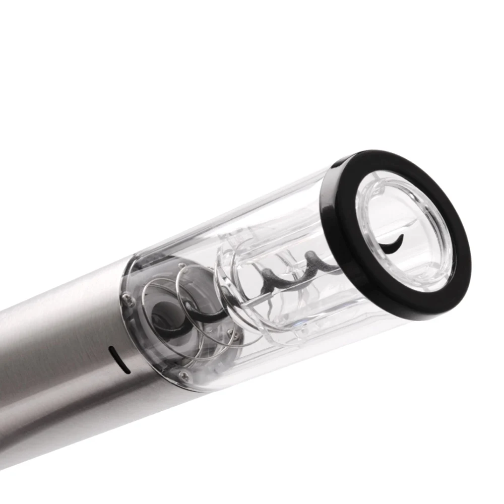 Xiaomi CIRCLE JOY Stainless Steel Electric Corkscrew Bottle Opener Quickly Open Tool for Wine - Silver | Бытовая техника