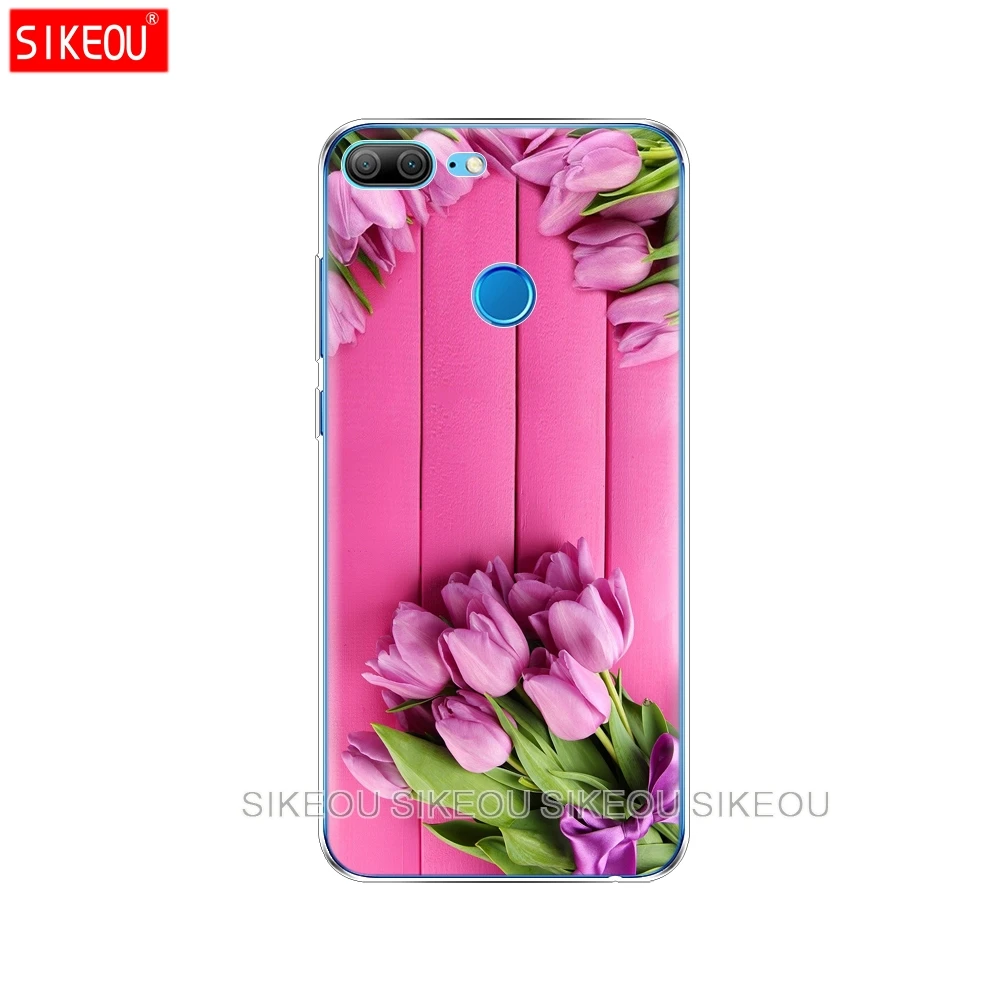 Силиконовый чехол для телефона Huawei Honor 10 V10 3c 4C 5c 5x 4A 6A 6C pro 6X 7X 6 7 8 9 LITE тюльпаны
