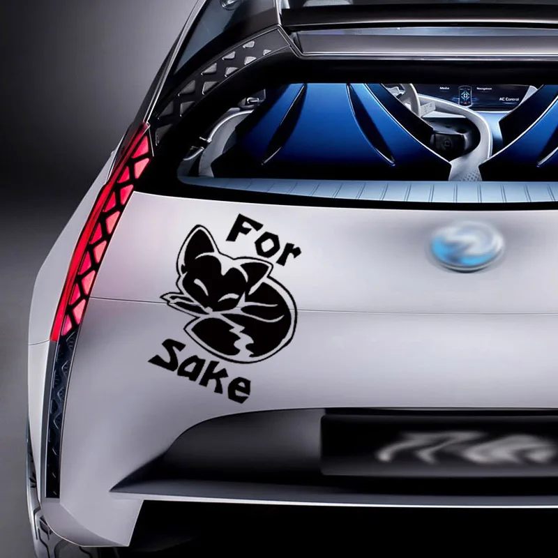 Для лисы искусственная кожа оригинальные аксессуары графический Декор Jdm |