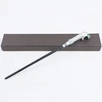new version hp lucius malfoy of magical wand cosplay wand with box free train ticket