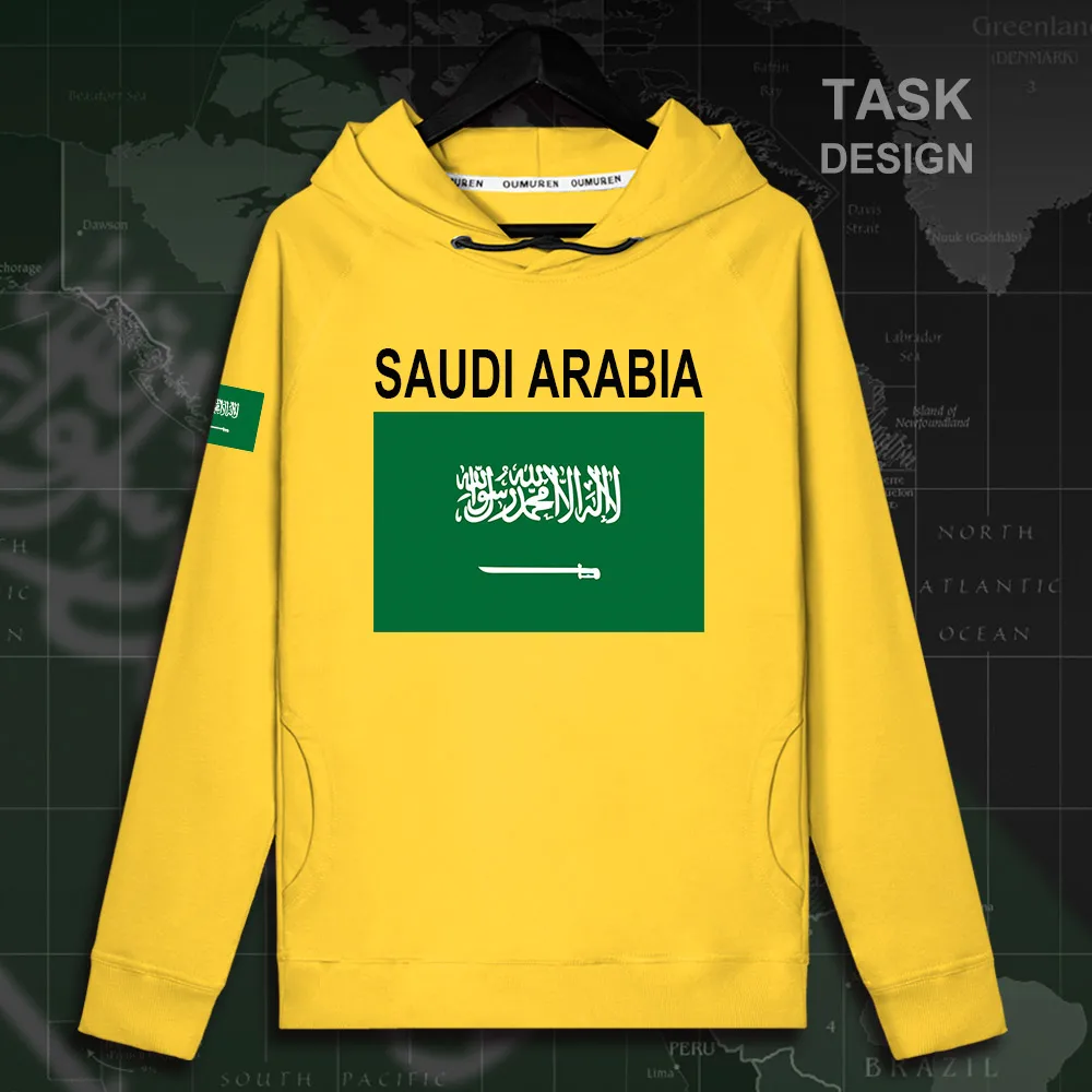 Saudi Arabia Arabian SA SAU мужская толстовка с капюшоном пуловеры Мужская тонкая новая