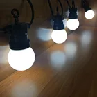 Светодиодная гирлянда с круглыми лампочками VNL G50, уличный Рождественский шнурок молочного и белого цвета для внутреннего дворика, сада, вечеринки, шара, свадьбы, украшение для заднего двора, улицы